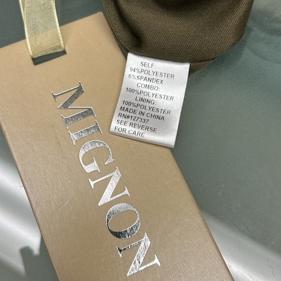 Mignon beaded sexy full length asymmetrically gathered surplice bodice gown - Picture 14 of 14